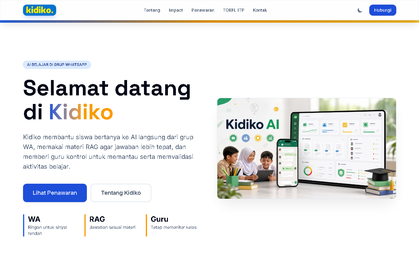 Kidiko website screenshot